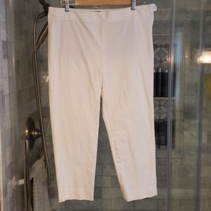TALBOTS Chatham Crop White Size 10
